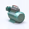 Green Industrial Equipment Electric Motor With Handle And Stable Base For Machinery Use