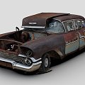 Rusty car 3d model