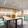 Small fresh handmade classroom 3d model