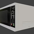 Sharp Inverter Microwave Oven White And Black Kitchen Appliance With Control Panel