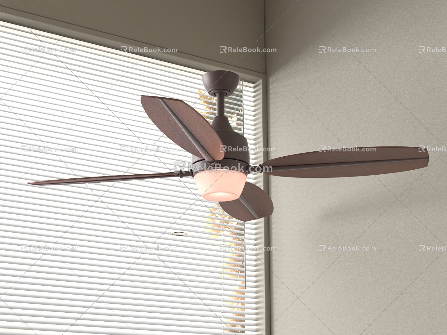 Modern ceiling fan light electric fan light ceiling fan electric fan 3d model