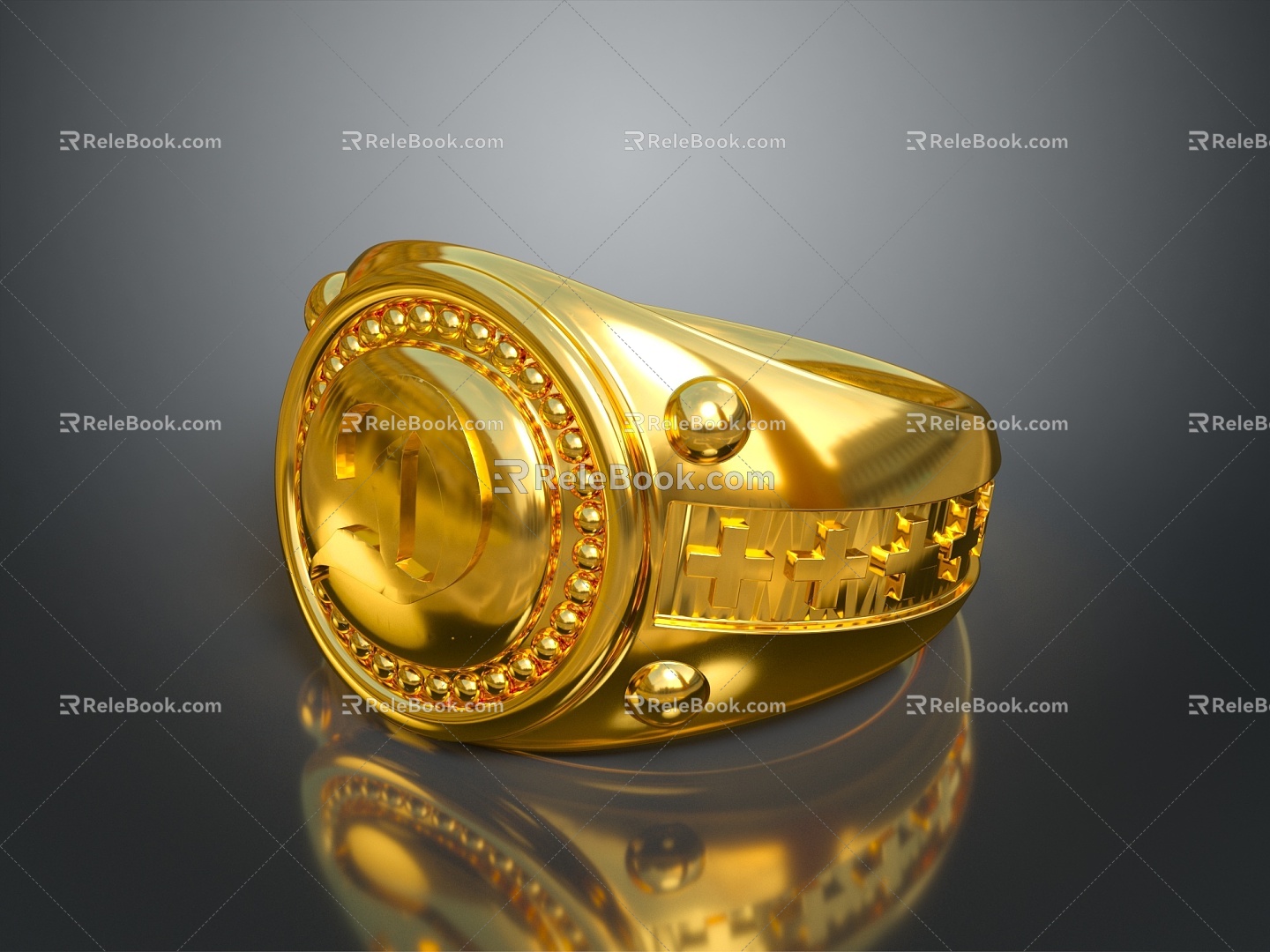 Modern Ring Diamond Ring Gem Ring Women's Ring 3d model