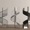 Modern Spiral Staircases Showcasing Glass Railings Metal Frames And Different Design Styles