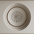 French Ceiling French Light Plate Bedroom Ceiling Guest Dining Room Ceiling Round Ceiling 3d model