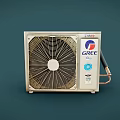 GREE Air Conditioner Fan Outdoor Unit with Copper Tube and Black Hose
