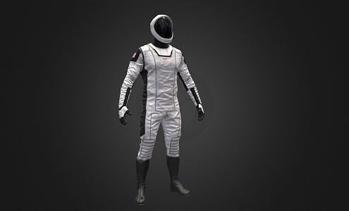 Modern Astronaut Posture Space Astronaut 3d model