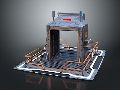 Science Fiction Door Science Fiction Door Science Fiction Entrance Door Science Fiction Entrance Future Door Security Door Password Door 3d model