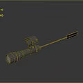 Professional Telescopic Scope With Metallic Body Mounting Bracket And Optical Lens