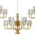 Nordic chandelier 3d model