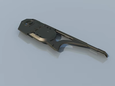 High Quality Swing Door Handle With Robust Hardware And Contemporary Design 3d model
