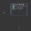 Modern Gaming Room Setup With Two Ergonomic Chairs Action Figures Display And Large Monitor