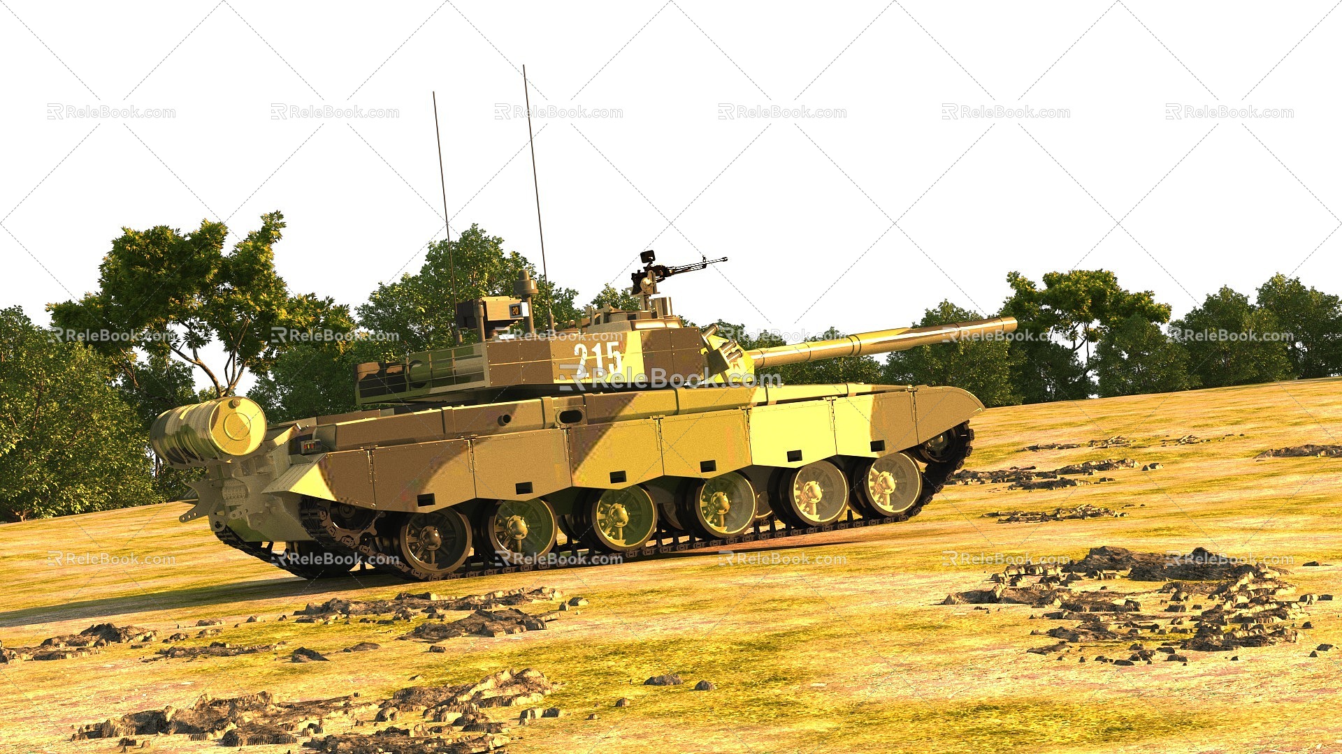 Tank Animation Scene Tank Track Animation Meadow Wasteland Snowland Woods Military Animation Battle Scene War Animation Armored Vehicle Animation 3d model