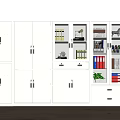 Office data cabinet filing cabinet filing cabinet combination tin cabinet 3d model