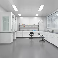 Laboratory Aseptic Room Operating Table Vessel Beaker Instrument Reagent 3d model