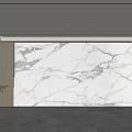 Modern Front Desk Background Wall Simple Background Wall Front Desk Reception Area Background Wall Company Front Desk Background Wall 3d model