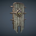 Undead Shield 3d model