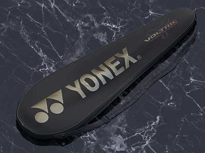 YONEX VOLTRIC Black Badminton Racket Bag With Stylish Design And Durable Material 3d model