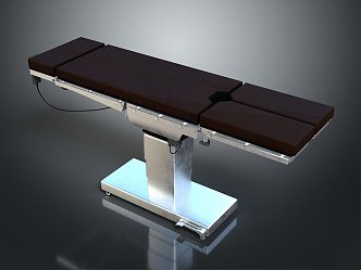 Modern Medical Bed Surgical Bed Push Bed Emergency Bed 3d model