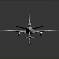 Large Tanker Aircraft Refueling Two Small Fighter Jets in Mid Air