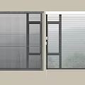 Modern Window Blinds With Horizontal Slats For Light Control And Privacy 3d model