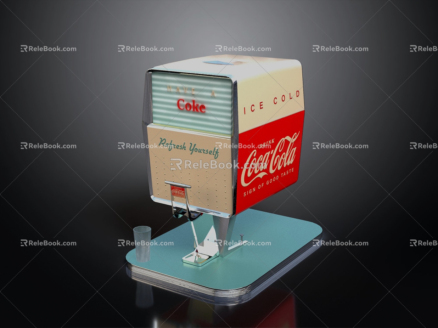 Juice vending machine vending machine beverage making machine beverage machine self-service vending machine 3d model