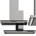 Sleek Modern Stainless Steel Range Hood With LED Light And Multiple Angles