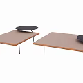 Table Combination Table and Chair Dining Table Tea Table Chair Table and Chair 3d model