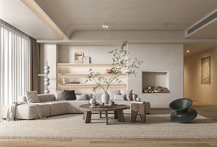 The Silent Living Room 3d model