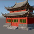 Ancient Architecture Dou Arch Temple Ancient Architectural Components Available Single Components Dou Arch Five Arches Dou Arch Corner Section Flat Body Section Stigma Section 3d model