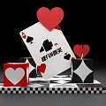 Poker is beautiful. 3d model