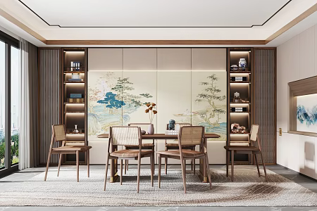 New Chinese Restaurant 3d model
