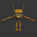 Industrial Robot Single Wheel Robot Double Wheel Robot Robot Robot Assistant Small Robot 3d model