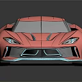 3D Rendered Pink Sports Car With Sleek Modern Aerodynamic Exterior Design
