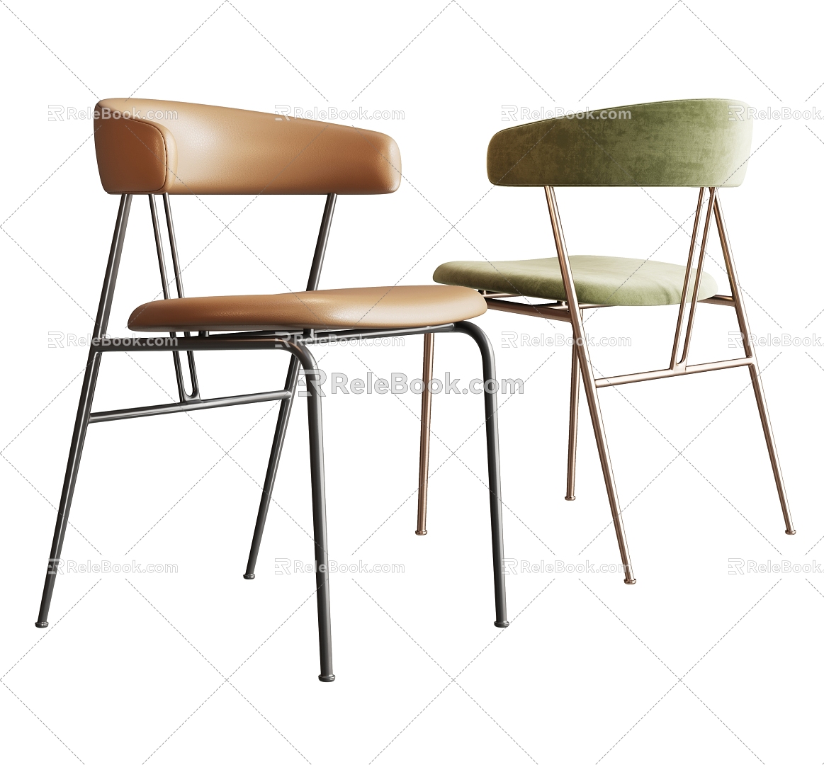 Modern BoConcept Dining Chair 3d model