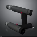 Handheld Professional Equipment With Silver Black Body Red Button And Digital
