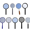 Handheld Round Mirrors With Various Colors And Different Handle Designs For Daily Use