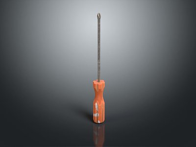 Modern screwdriver Phillips screwdriver flat screwdriver 3d model