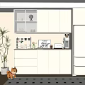 Modern Sideboard 3d model