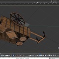 Trolley Carriage Earth Trolley Game Trolley Trolley Wood Trolley Wood Trolley Ancient Wooden Trolley Low Face Number Low Model Simple Model Video Level Realism 3d model