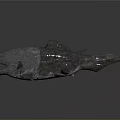 Ancient Fish With Rough Skin And Primitive Body Structure In Realistic Model