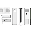 Various Types of Modern Air Conditioner Fans with Sleek Design and Efficient Cooling
