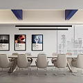 Modern Office Interior Design Open Workspace With Desks Ergonomic Chairs Glass Partitions And Green Plants