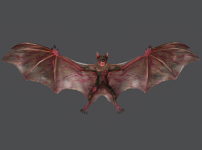 modern bat 3d model