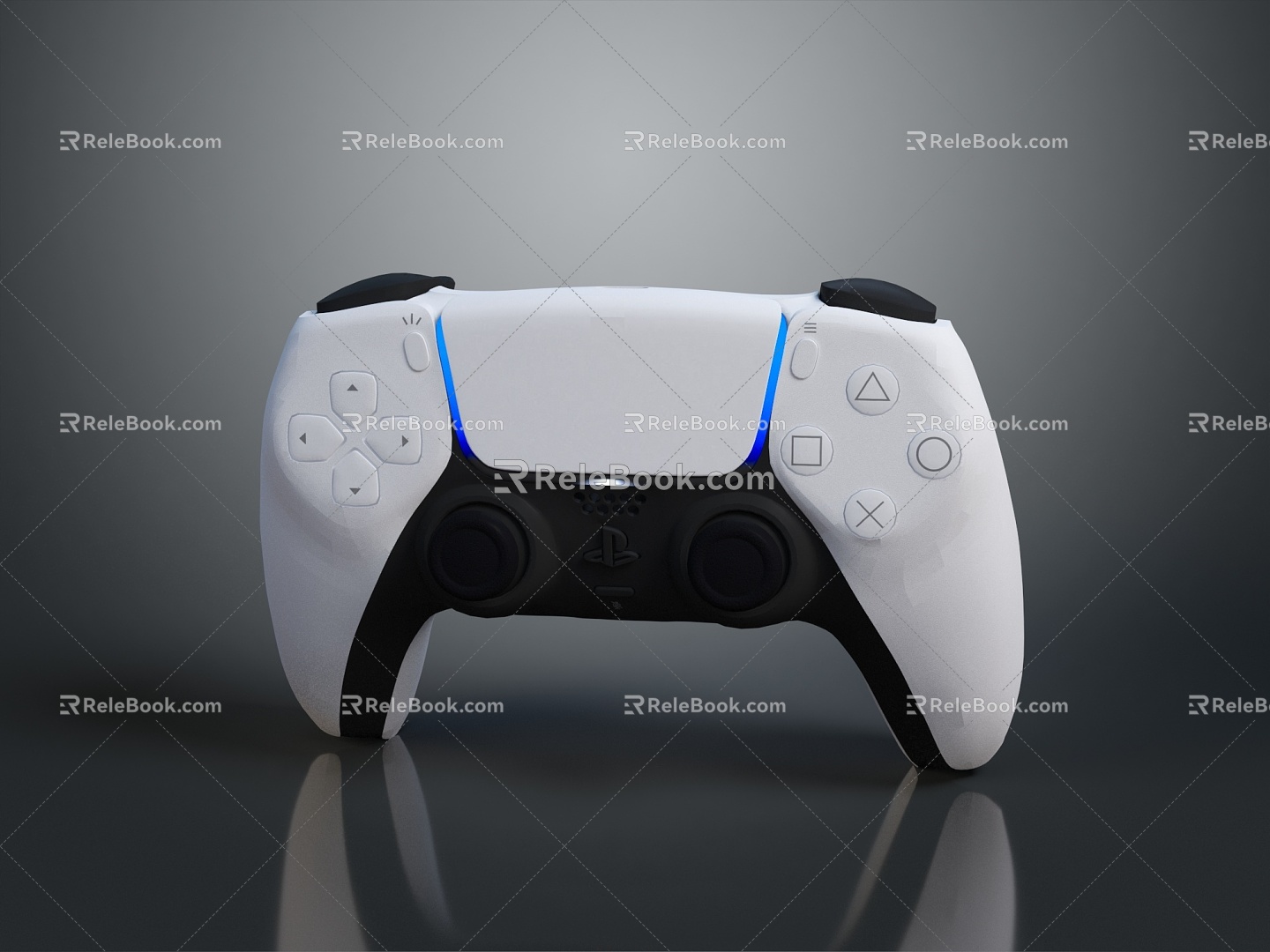 Modern Gamepad Wireless Gamepad Game Console Accessories Handle 3d model