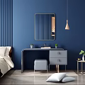 Light Luxury Dressing Table Dressing Table 3d model