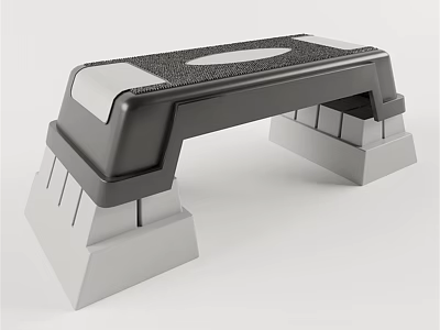 Fitness Step Equipment With Non Slip Surface And Stable Base For Home Gym Training 3d model