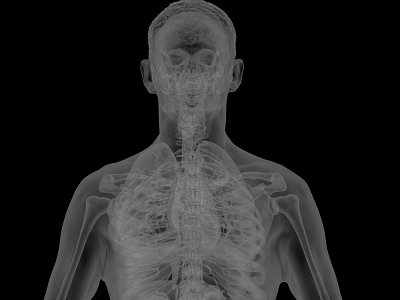 Advanced Medical Device for Human Skeletal X Ray Imaging and Bone Structure Scan 3d model