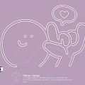 Decorative Neon Lamp Combination With Smiley Face And Heart Speech Bubble Design