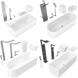 Modern Sanitary Ware Sanitary Ware 3d model