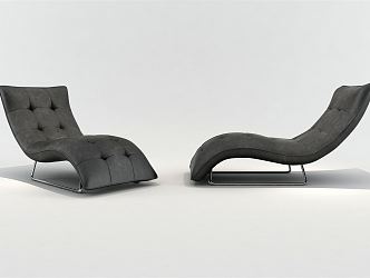 Modern recliner 3d model